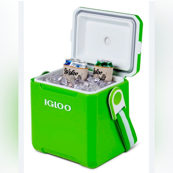 Igloo Other - Igloo Tagalong 11 Qt Insulated Ice Drink Cooler with Body Shoulder Strap, Green